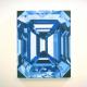 Blue Emerald Cut Diamond