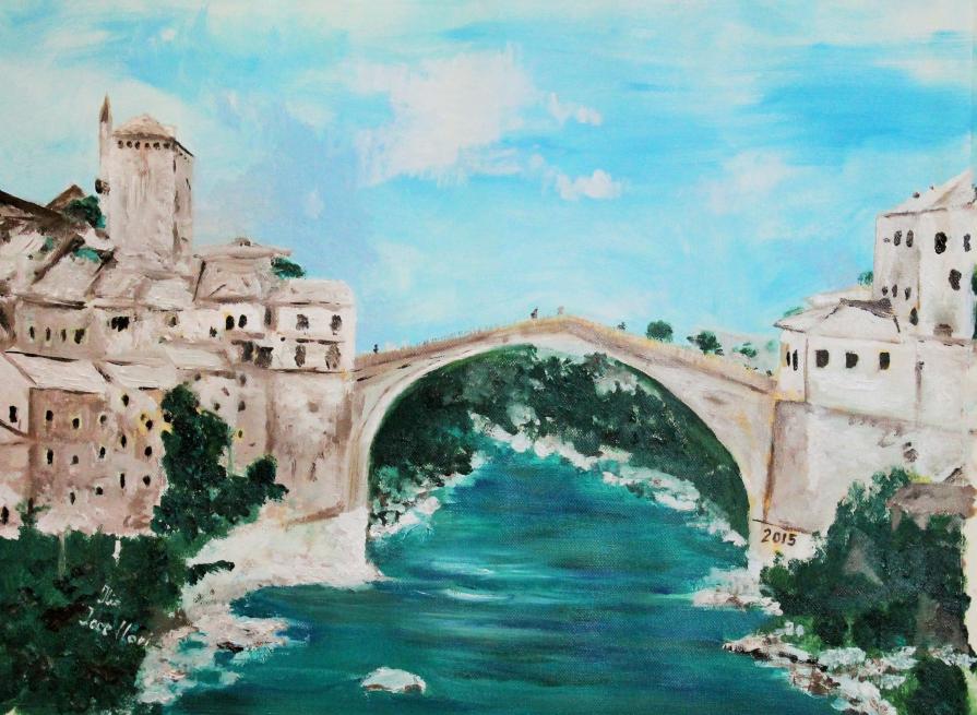 The Mostar Bridge"