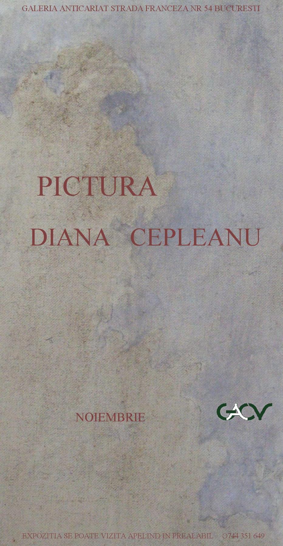 Personal Exhibition Diana Cepleanu - painting