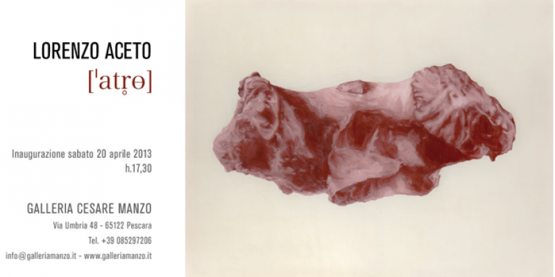 Lorenzo Aceto, [‘atre], at Cesare Manzo Gallery in Pescara