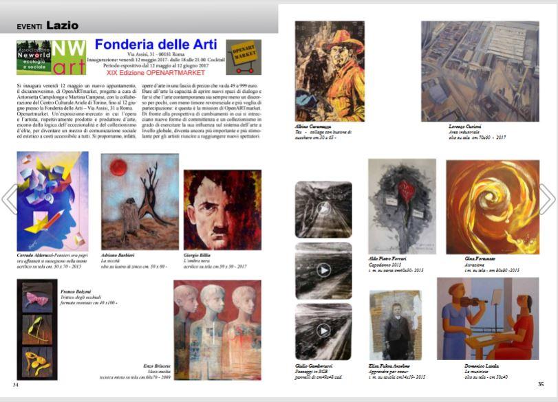 XIX EDIZIONE OPENART MARKET -FONDERIA DELLE ARTI