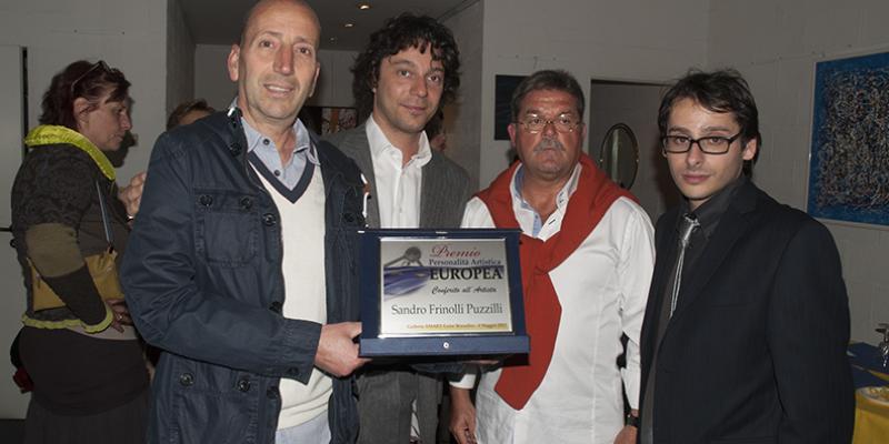 Bruxelles:  conferito a Sandro Frinolli Puzzilli il Premio Personalità Artistica Europea 2013