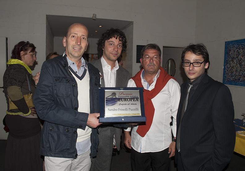 Bruxelles:  conferito a Sandro Frinolli Puzzilli il Premio Personalità Artistica Europea 2013