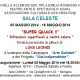 Invito Mostra personale di Luigi Leonidi "Super Quack !!" a Bologna in Sala Celeste