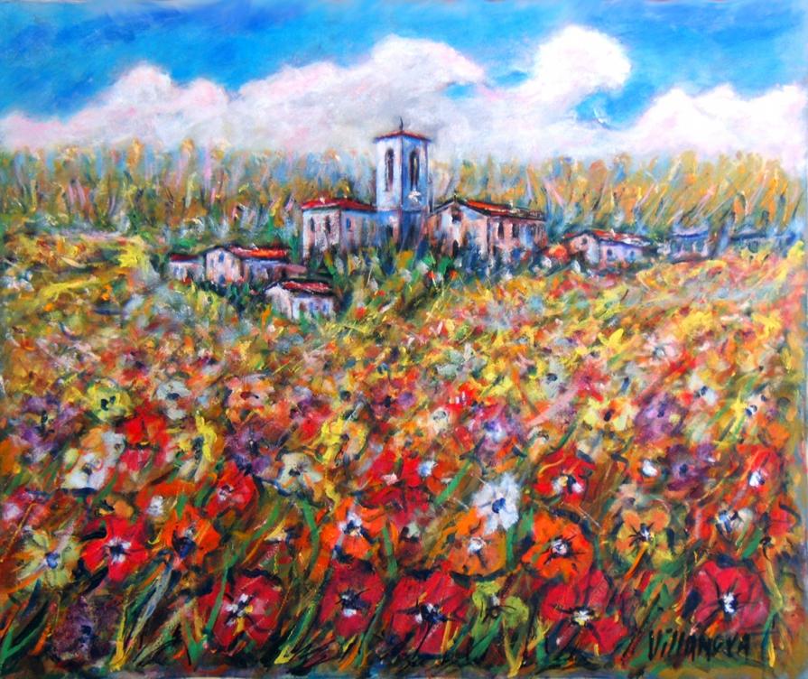 Paesaggio in fiore