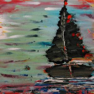 Art Catalog, impressionism. Marine expression.  Artist Alik Vetrof. 