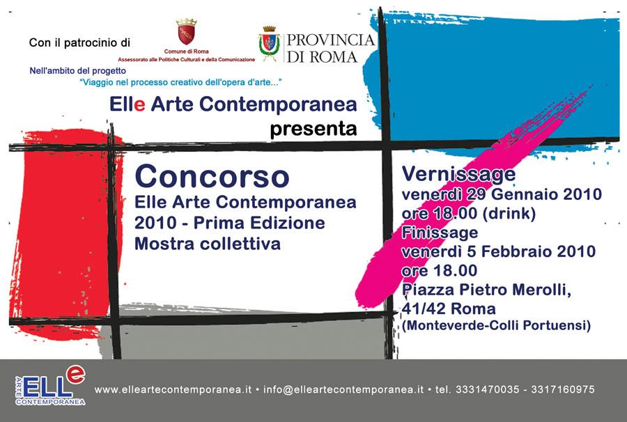 Concorso Elle Arte Contemporanea 2010 - Prima edizione - Roma