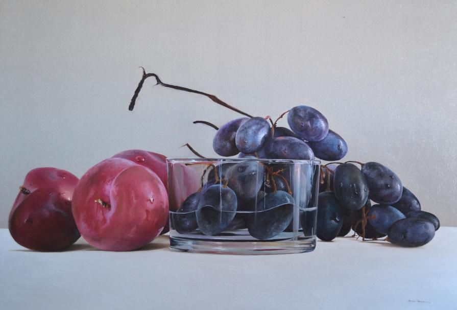 Plums and Grapes