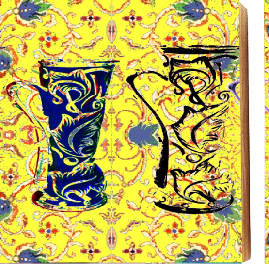 baroque pitchers - triptych