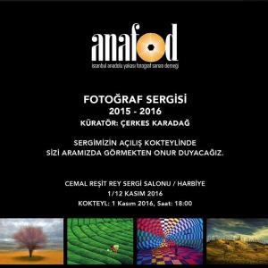 ANAFOD (Istanbul Anatolian Side Photographic Arts Society)- 2015/2016 Season Exhibition