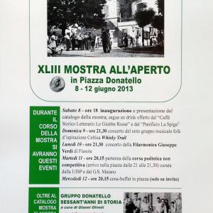 Mostra in Piazza Donatello 