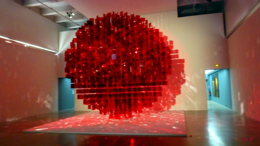 Soleil rouge  Julio Le Parc