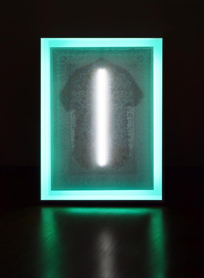 GLEAM / 203 х 151 cm / digital print on aluminum, neon / 2011-2013