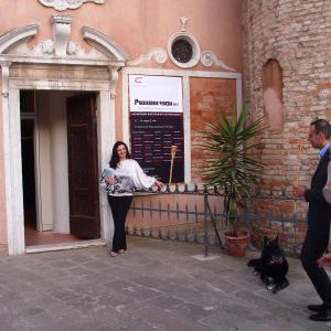 EVI PHOTOPOULOS  THE GREEK CONTEMPORARY VISUAL ARTIST PARTICIPATES AT <<VENICE PREBIENNALE 2011>>