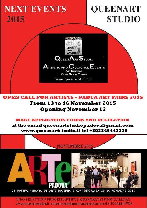 ARTE PADOVA FIERE 2015-OPEN CALL FOR ARTISTS