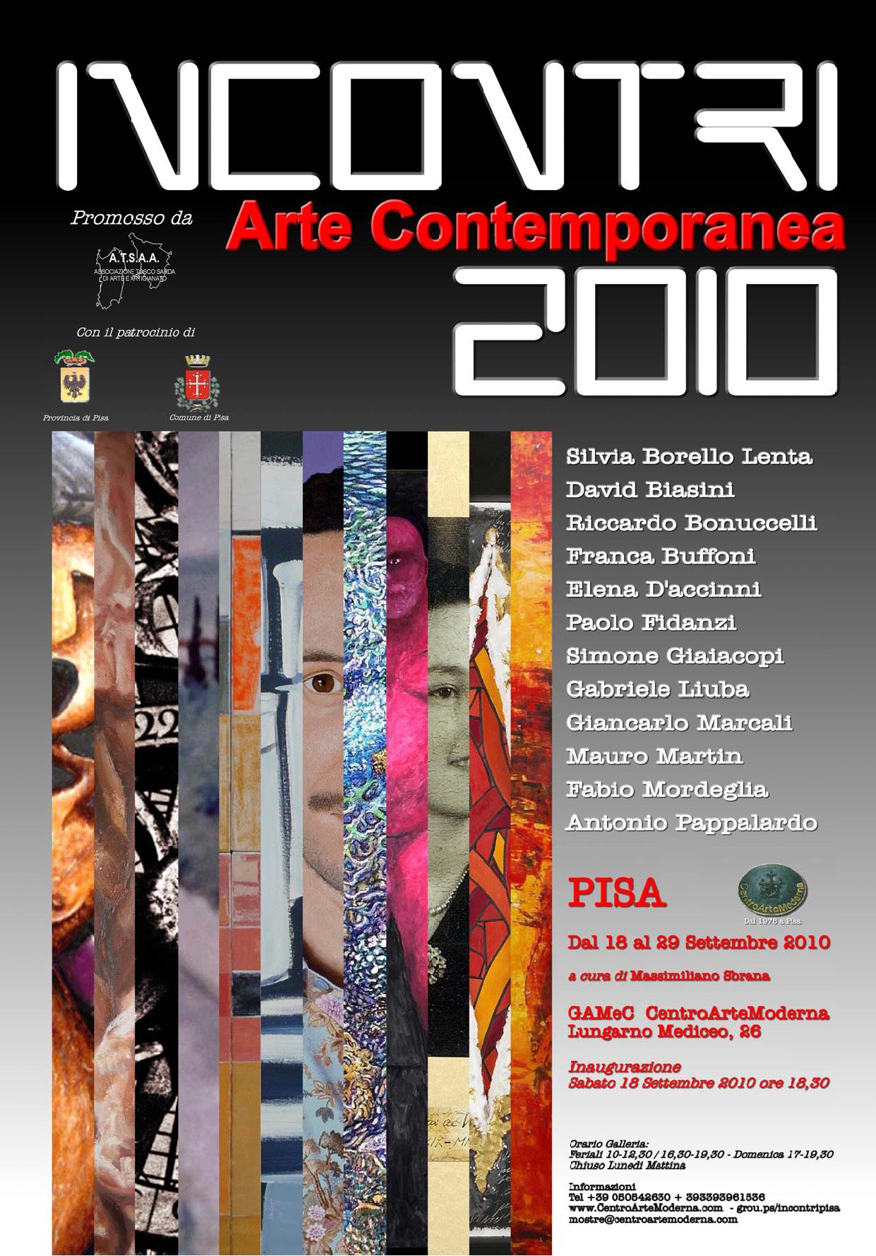 incontri arte contemporanea 2010