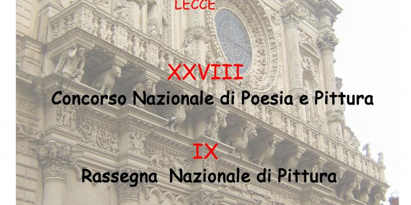 XXVIII Concorso Nazionale di Poesia e di Pittura "Trofeo Città di Lecce"