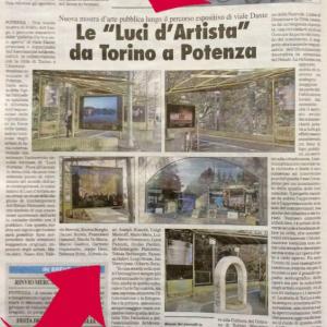 LUCI D'ARTISTA (Dicembre/Gennaio 2015 - Viale Dante, POTENZA - a cura: Associazione Arteventi2012)