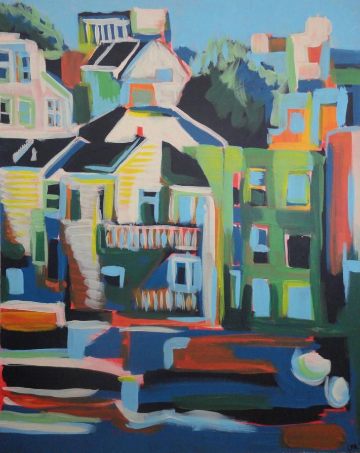 "San Francisco from the balcony 2" - SOLD