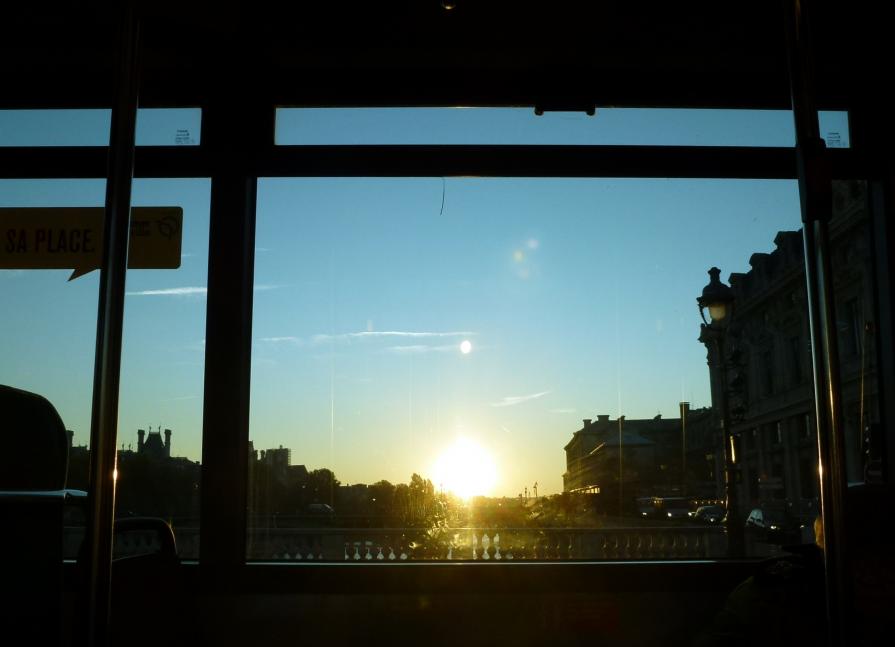 Soleil levant sur Paris