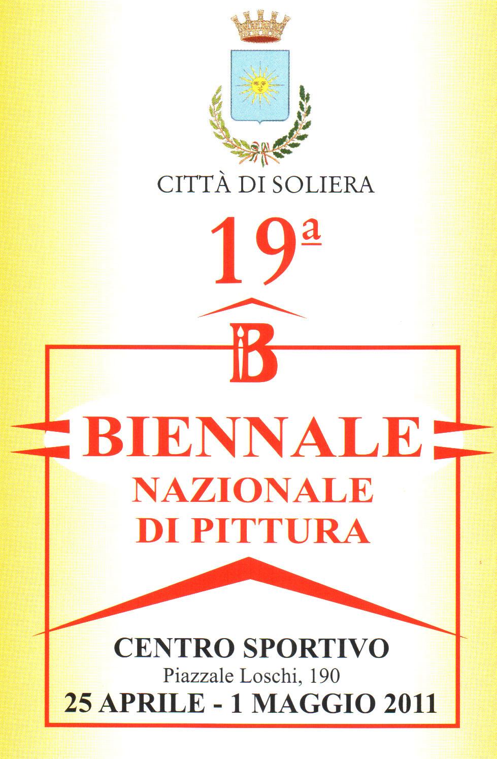 19a BIENNALE NAZIONALE DI PITTURA CITTÀ DI SOLIERA