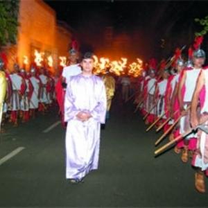 Regional Culture of Brazil - Central West - Procession of the bonfire 