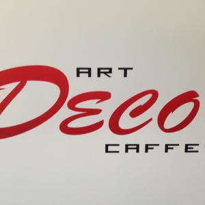 mostra al " ART DECO  CAFE" di Riccione