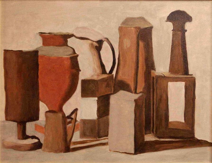 Composizione di bottiglie ( Giorgio Morandi )