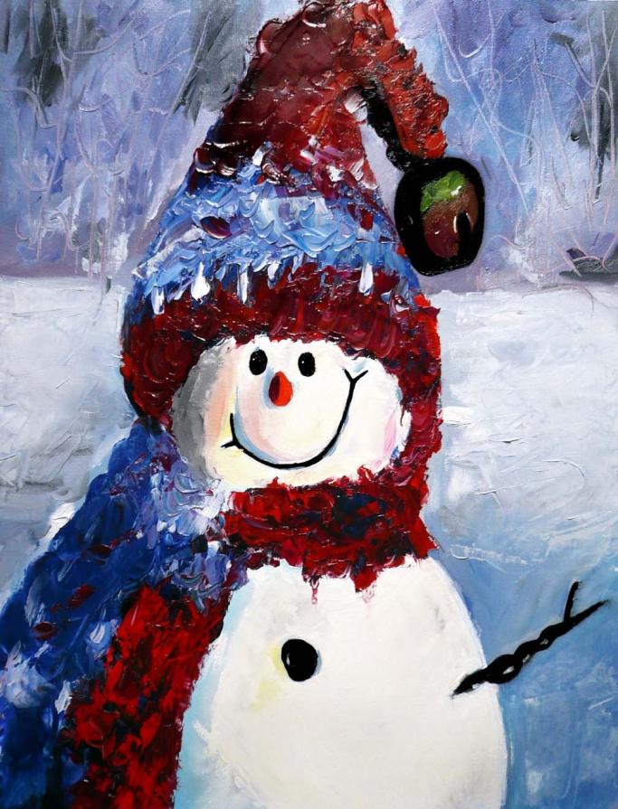 Happy snowman