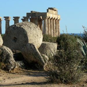 Italy. Sicily, Trapani blue salt