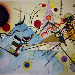 Gouache Study on Paper - Paint Composition Nr VIII - Wassily Kandinsky -1923