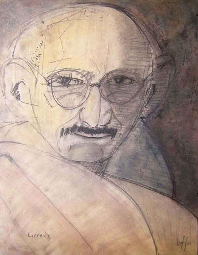 Mahatma Gandhi.