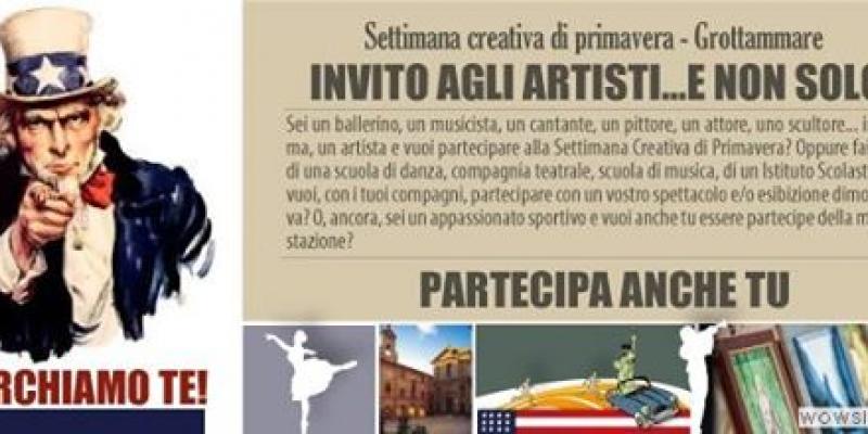 Spring creativity contest - call for artists in Grottammare (AP)