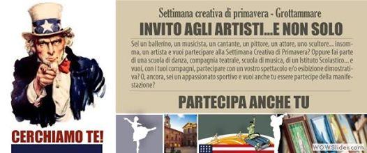 Spring creativity contest - call for artists in Grottammare (AP)