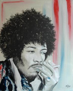 Jimi Hendrix portrait