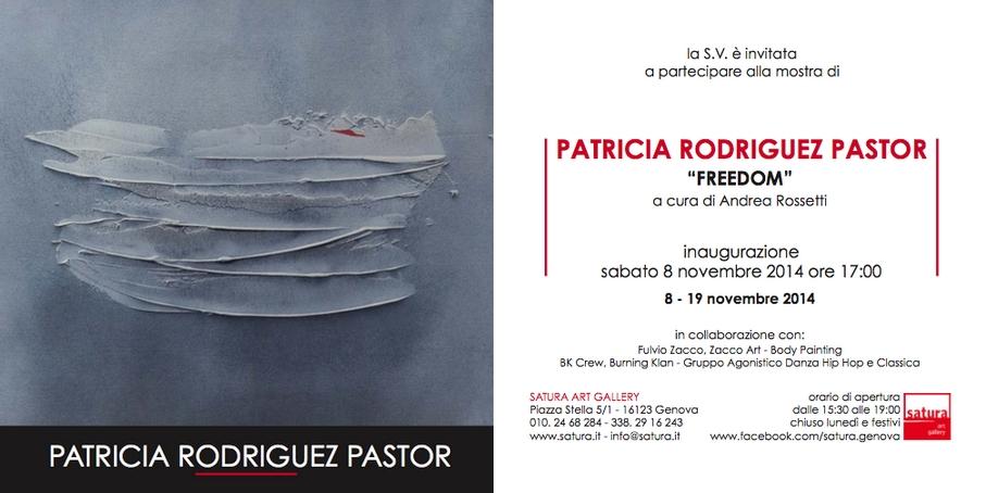 Mostra Personale "FREEDOM" di Patricia Rodriguez Pastor