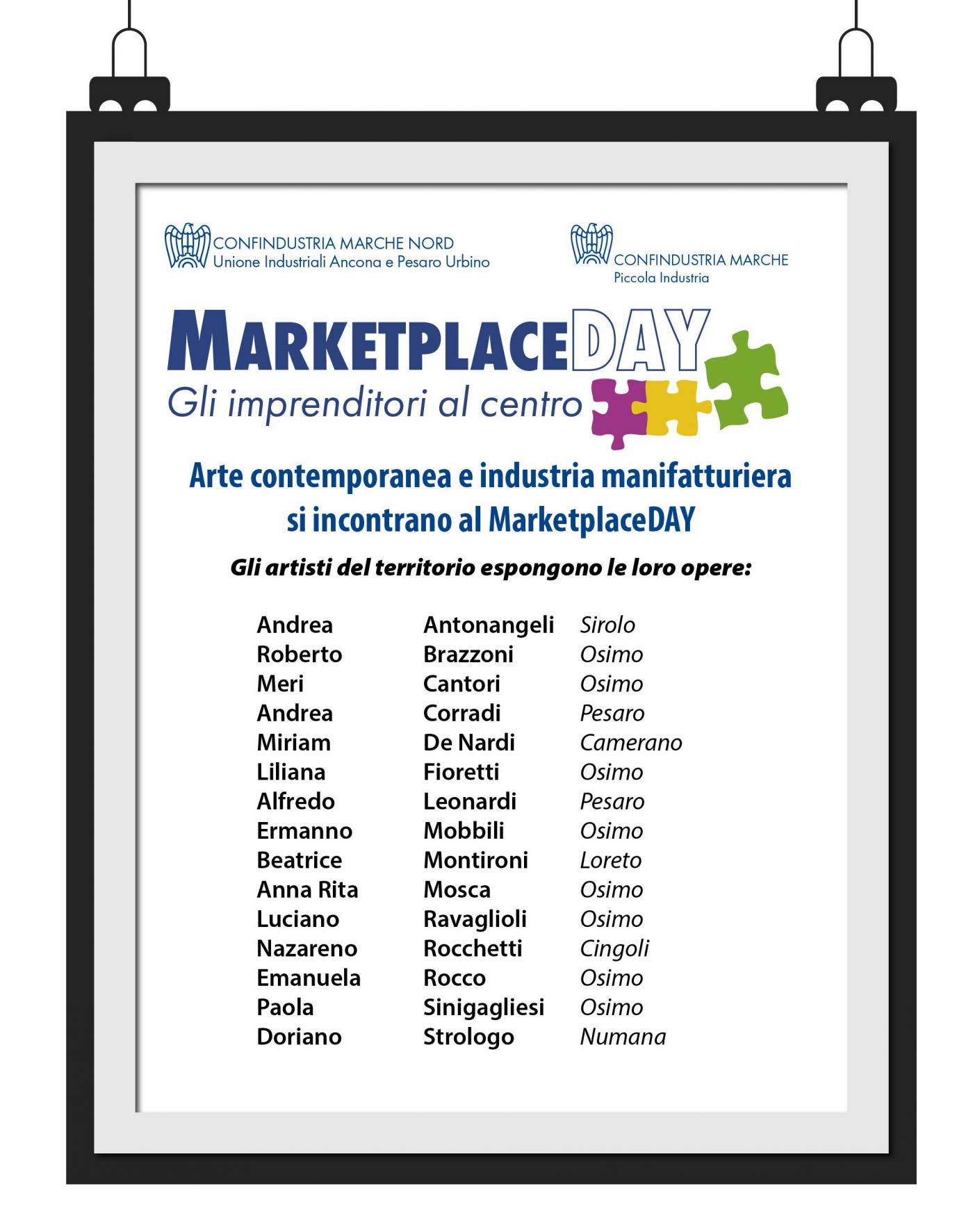 Arte contemporanea e industria manifatturiera si incontrano al MarketplaceDAY