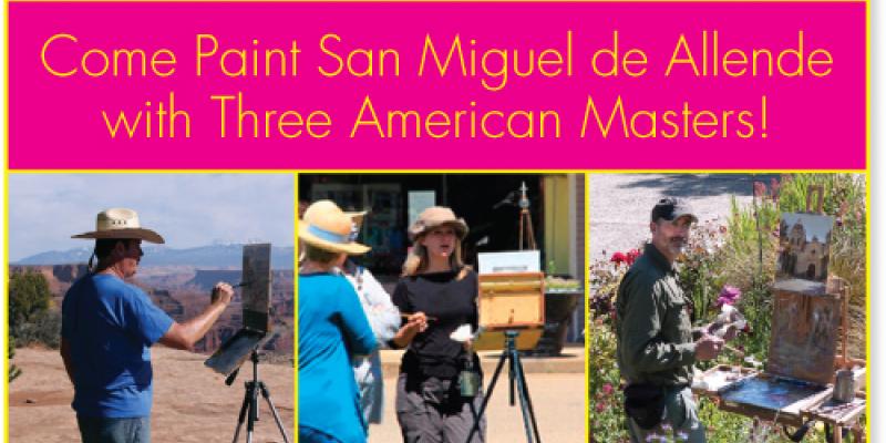 plein air workshop in san miguel