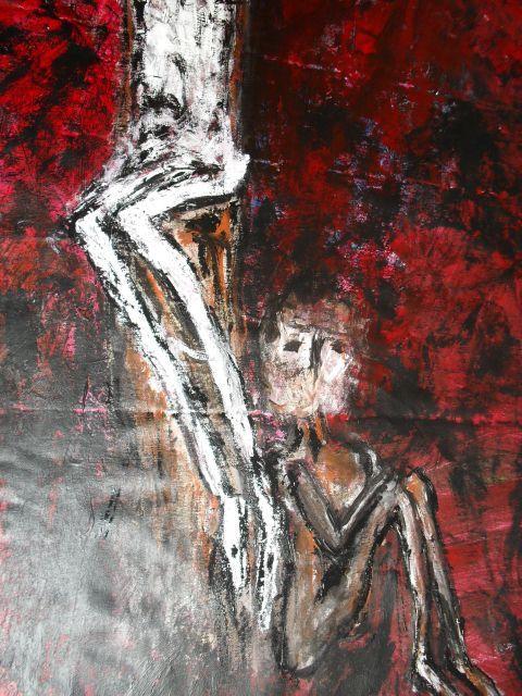 -The Traitor-Acryl auf Leinwandtuch 200 x 200 cm