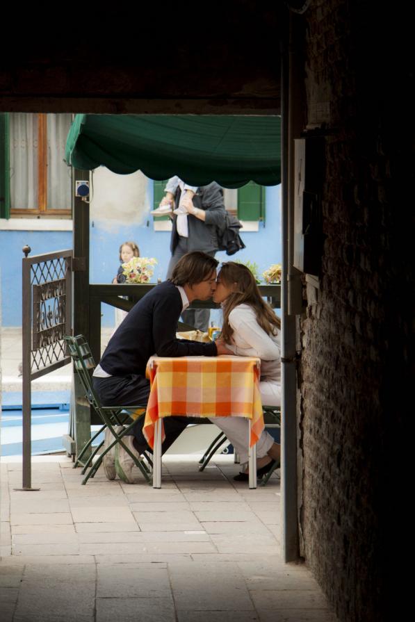 Burano, il bacio.