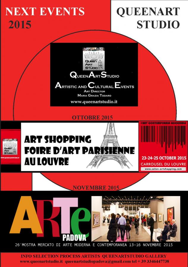 NEXT EVENTS QUEENARTSTUDIO