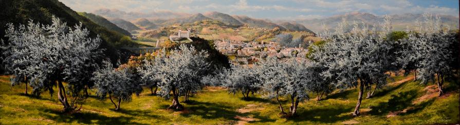 Spoleto tra gli olivi