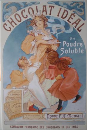 Chocolat Ideal di Alphonse Maria Mucha