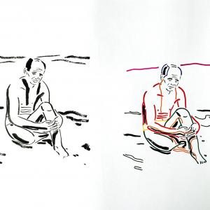 On the beach (Pollock)