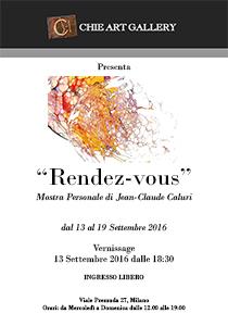  Mostra Personale di Jean-Claude Caluri  " Rendez-vous"