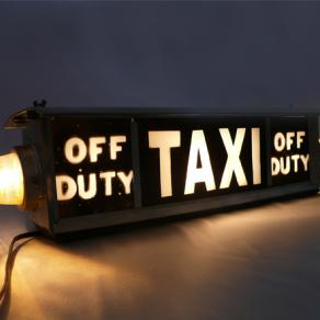 Taxi Lamp 1960