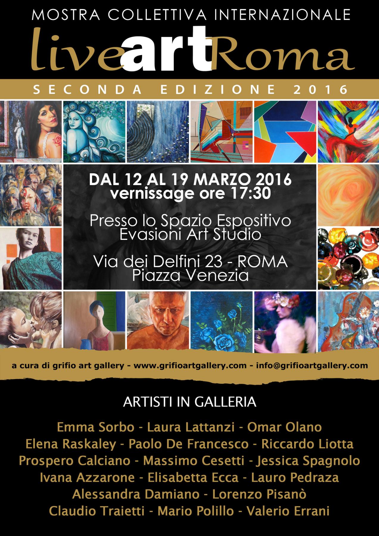 LiveArtRoma II° Edizione 12 Marzo 2016