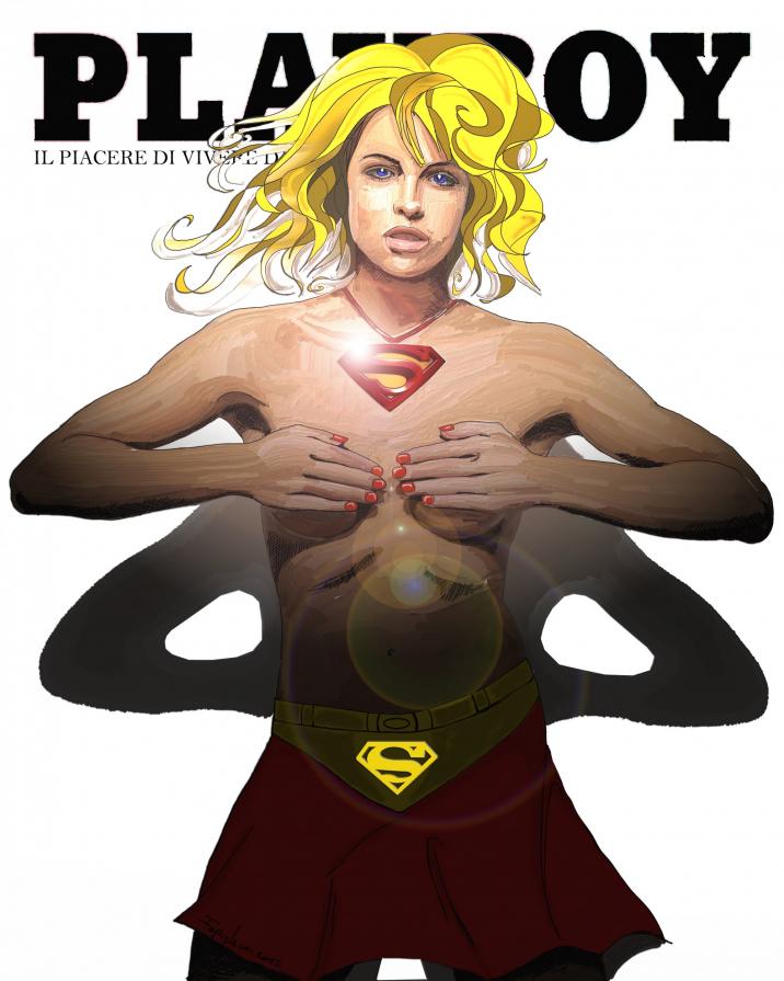 Playboy Magazine Italia: Supergirl