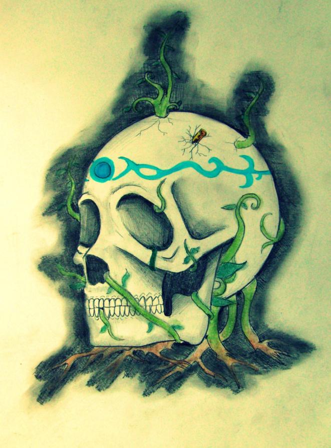 new age skull