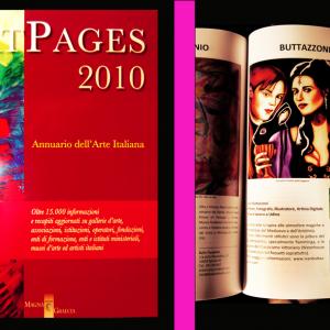 Pubblicazione su ArtPages  Annuario dell'Arte Italiana 2010